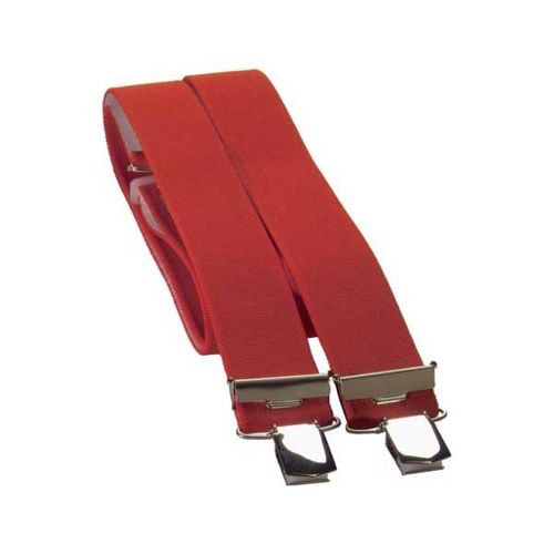 4-Clip Hosenträger rot 120 cm Arbeitskleidung Zunftkleidung Hand