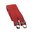 4-Clip Hosenträger rot 120 cm Arbeitskleidung Zunftkleidung Hand
