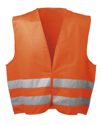 Warnweste orange Warnschutzkleidung Warnschutzweste Pannenweste Autoweste Maco