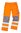 Warnschutzhose Bundhose orange/grau Warnschutzkleidung Arbeitskleidung