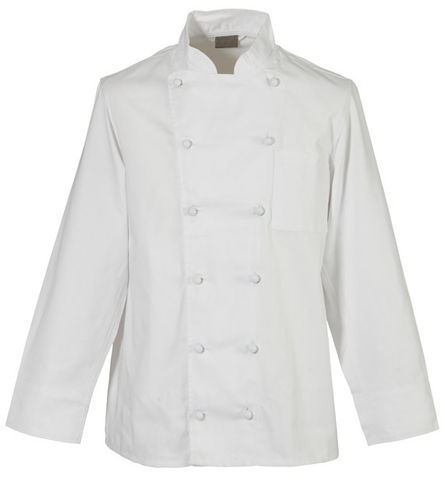 Standard Kochjacke weiß Kochkleidung Arbeitskleidung langarm Gastronomie Küche